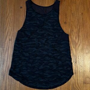 Athleta Black Camouflage workout Tank Top
